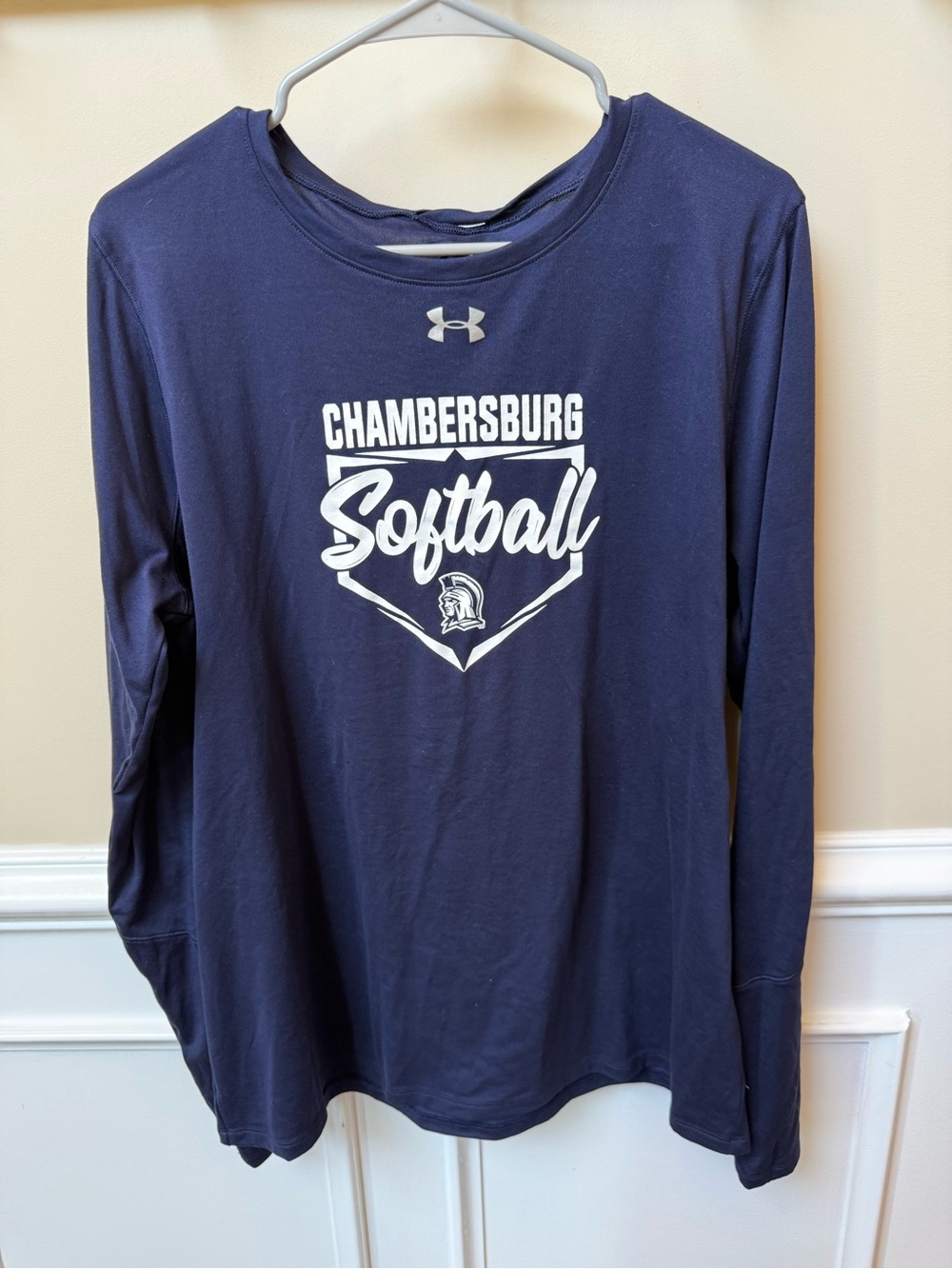 Under Armour Navy HeatGear Loose Fit Long Sleeve Tee
